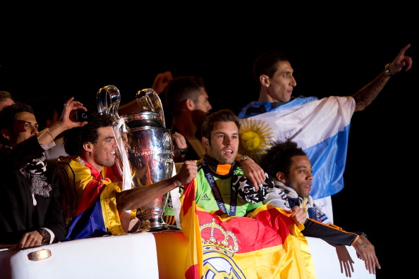Real Madrid victory parade after winning the UEFA Champions League Final