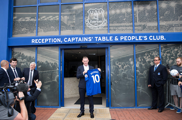Everton Unveil New Signing Wayne Rooney