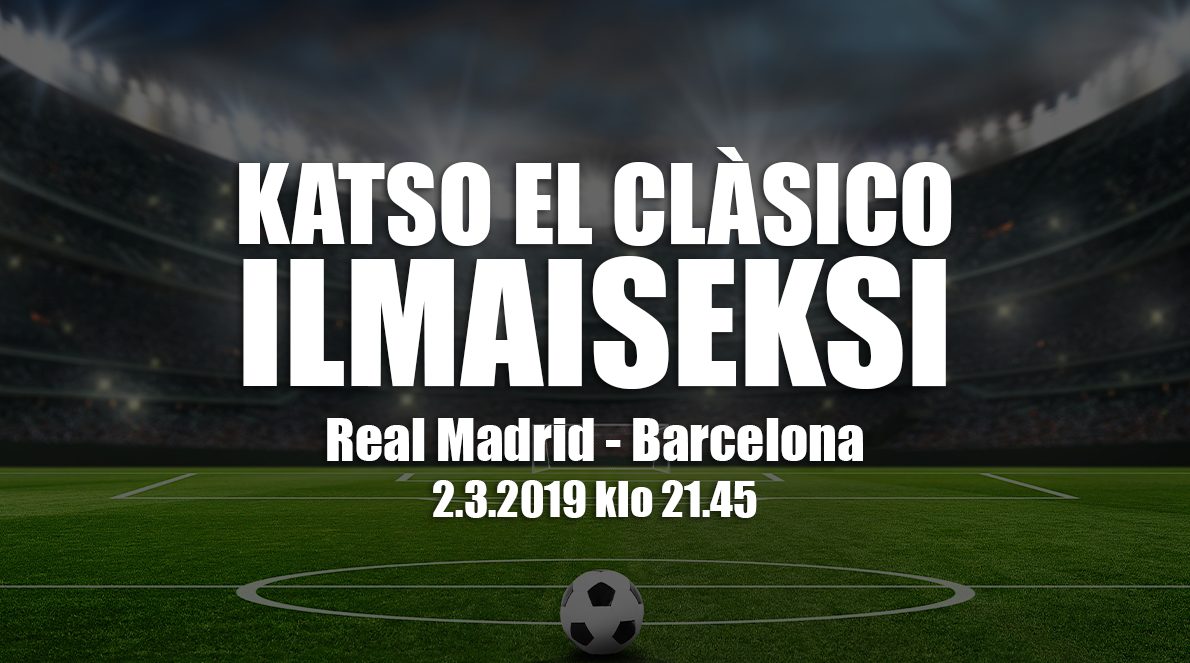 Livestream: Real Madrid -Barcelona 2.3. El Clásico