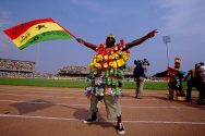 A Ghana fan