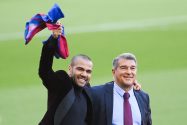 FC Barcelona Unveil New Signing Dani Alves