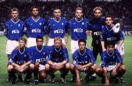 MANNSCHAFTSFOTO/TEAMFOTO/TEAM GLASGOW RANGERS 1999