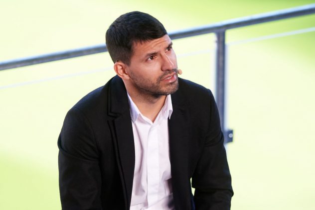 Sergio Aguero of Barcelona Press Conference