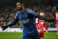 Kaksi punaista, yhdeksän maalia, epäonnistunut pilkku – PSG murjoi Mestarien liigassa aop_dembeleousmane11022025