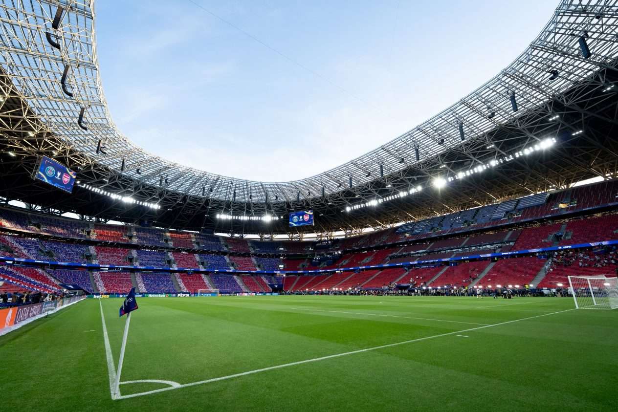PSG - Arsenal: Mestarien liiga -finaali pelataan Budapestissä, Puskas Arenalla, lauantaina 30.5.2026.